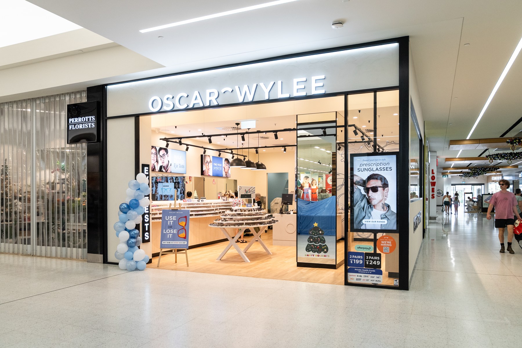 Oscar Wylee The Pines Shopping Centre completed shopfront